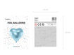 Picture of FOIL BALLOON HEART SKY BLUE 18 INCH